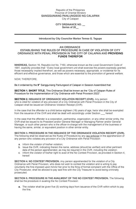 city ordinance no. 13378-2018|City to issue notice of violation vs big malls, markets .